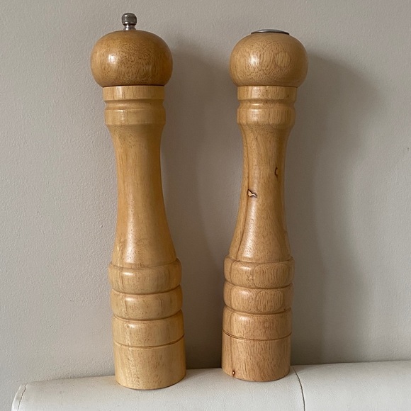 Other - Wooden Salt and Pepper Grinder Set